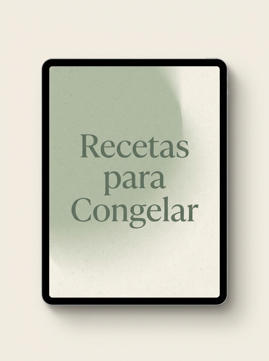 Recetas para congelar